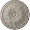 Ekena Millwork Bordeaux Ceiling Medallion (Fits Canopies up to 3 1/4"), 22 5/8"OD x 1 3/4"P, Pearl White CM22BOPWS - alternate 1